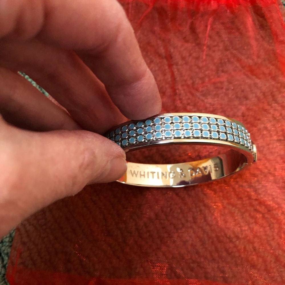 Whiting & Davis hinge bracelet - Picture 4 of 6